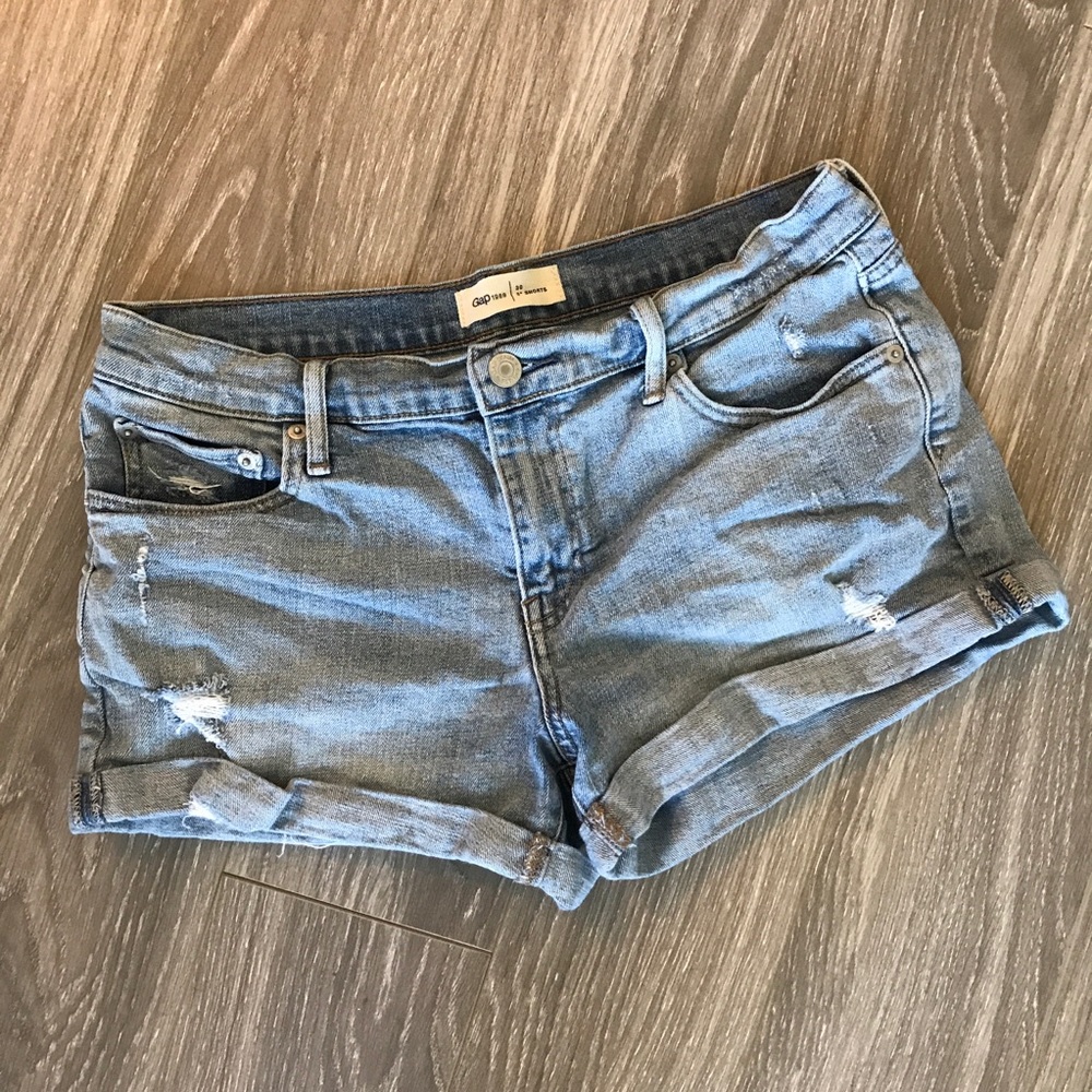 GAP Distressed Denim Shorts